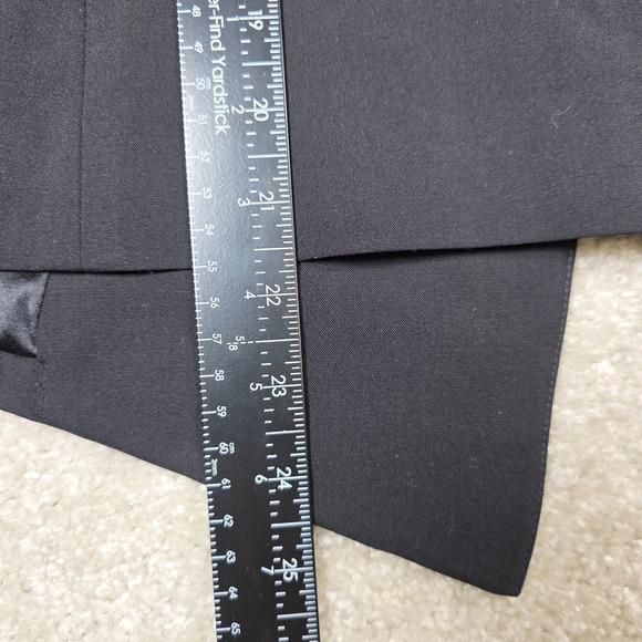 Eileen Fisher Blazer Womens 12 Black Stand Collar One-Button Classic Formal - Picture 4 of 8